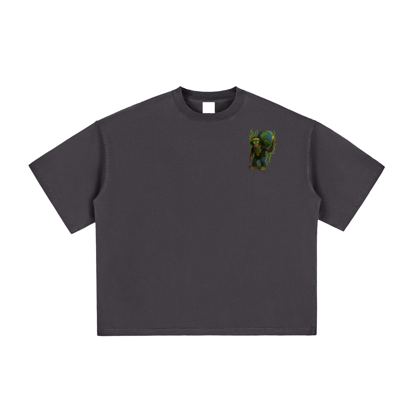 “CROCHET” Washed Boxy T-Shirt