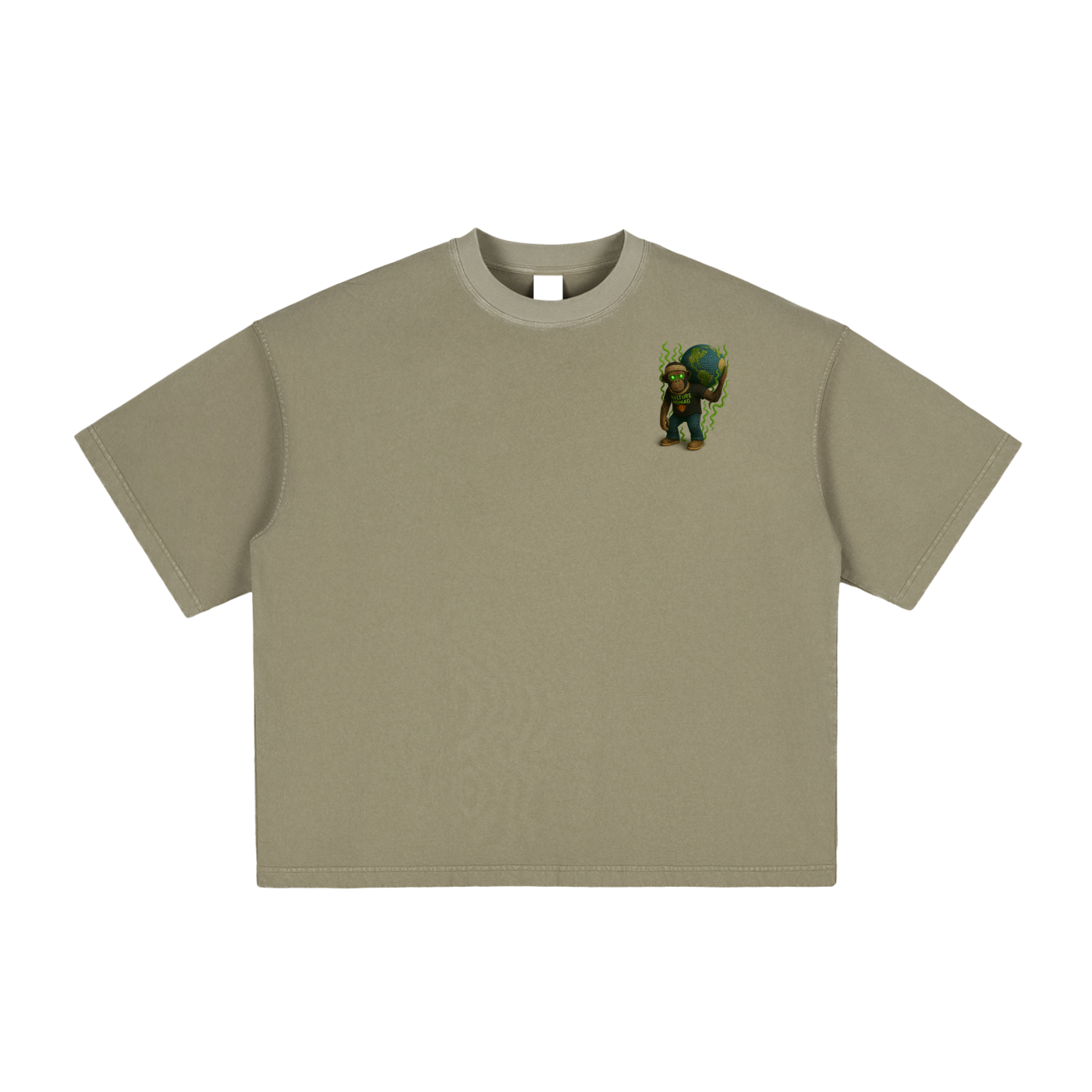 “CROCHET” Washed Boxy T-Shirt