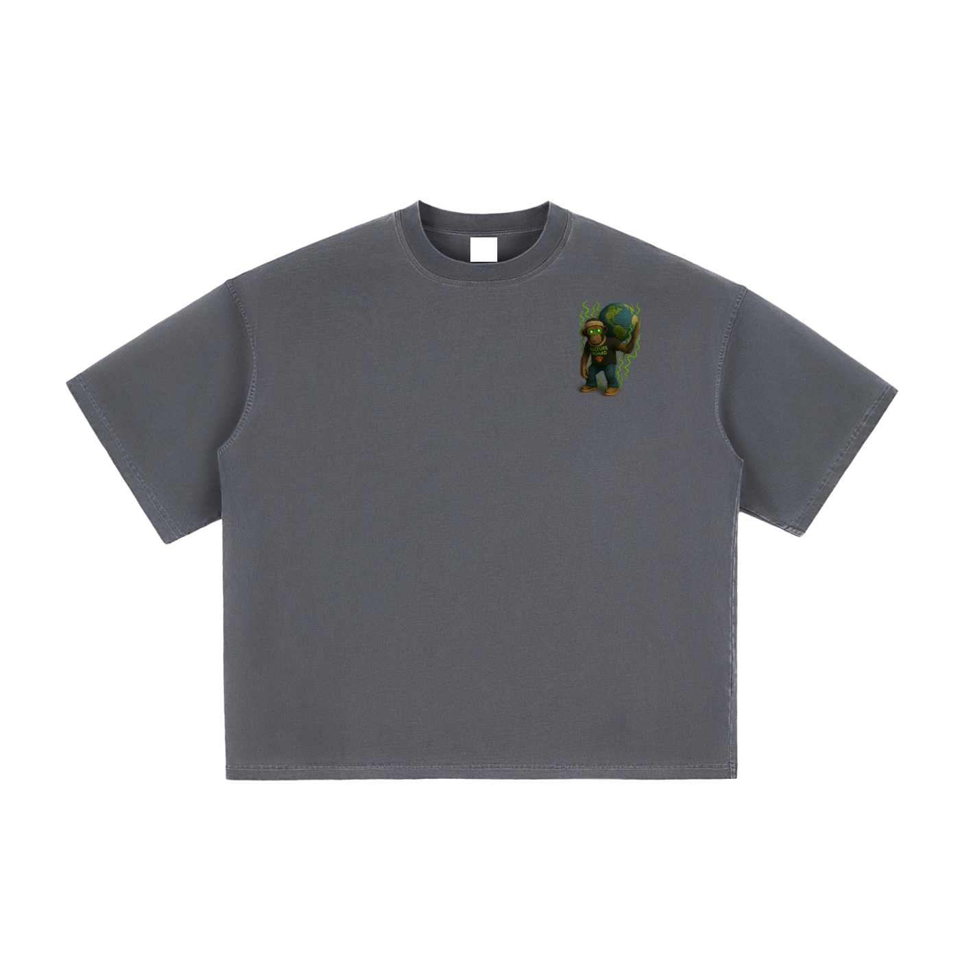 “CROCHET” Washed Boxy T-Shirt