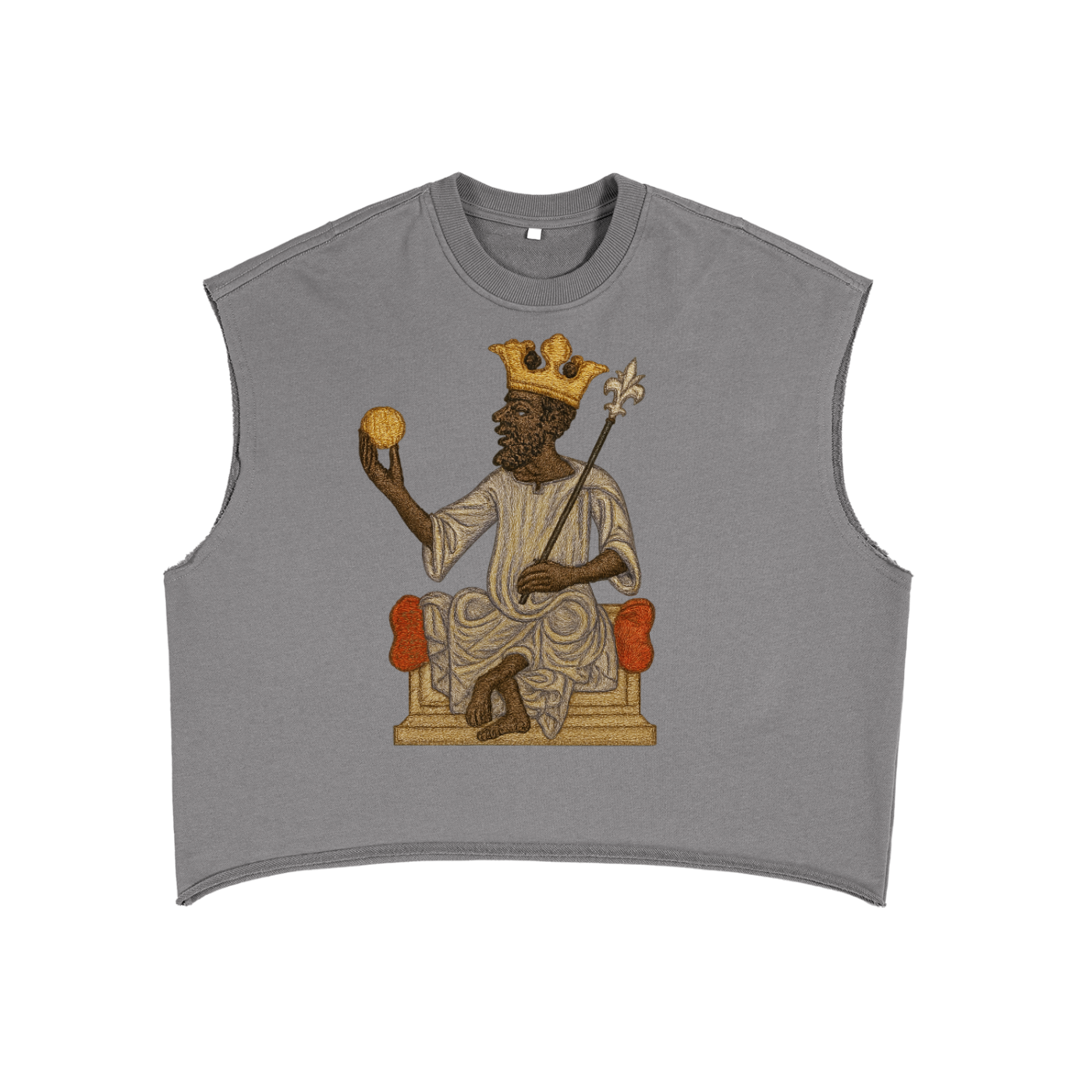 “KVNKU” HG Terry Boxy Tank Top