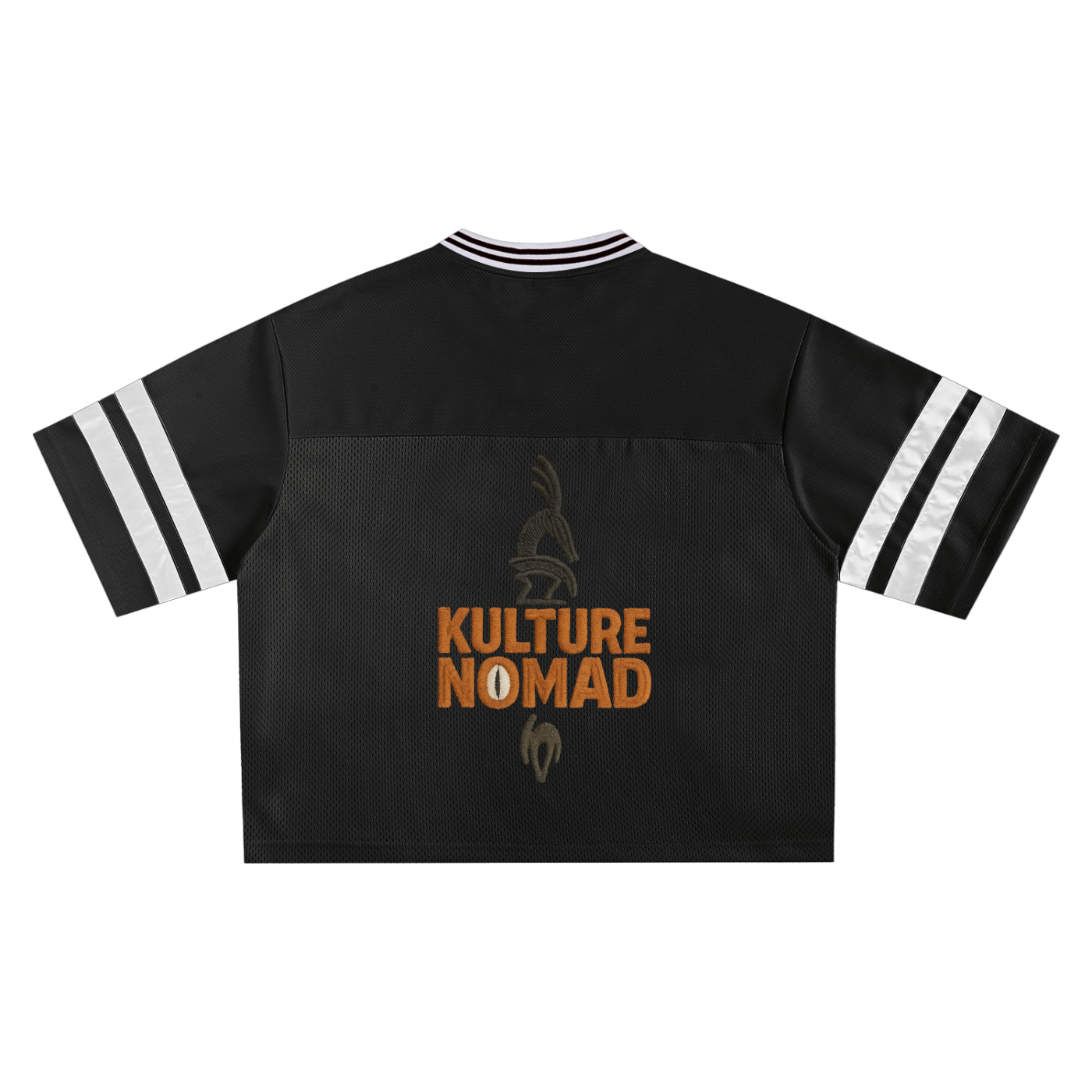 Ci-KulrieTaped Mesh Boxy T-shirt
